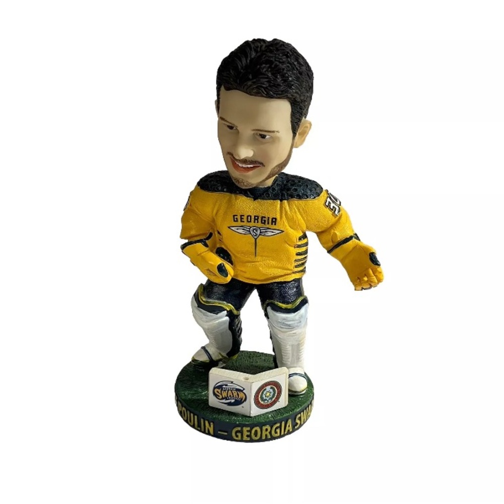 GEORGIA SWARM LACROSSE STGA MIKE POULIN Promotional BOBBLE HEAD Missing Stick